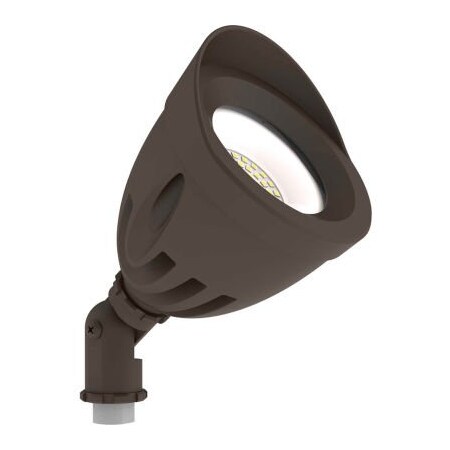 Hubbell Lighting Hubbell Outdoor LED Bullet Flood Light, 20W, 3000K, Wide Dist, 120V, Dark Bronze LBUL-20-3K